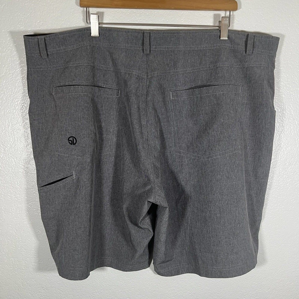 Straight Down Golf Shorts Dark Gray Men's 42 Performance Lightweight Stretch - Picture 3 of 7